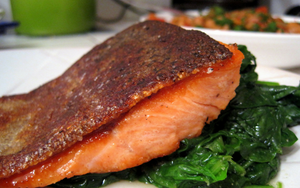 Should you eat salmon skin?