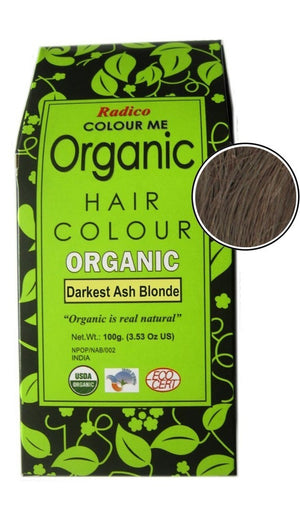 Organic Hair Color | Darkest Ash Blonde